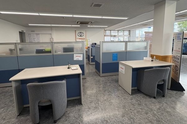 我孫子店,受付カウンターB