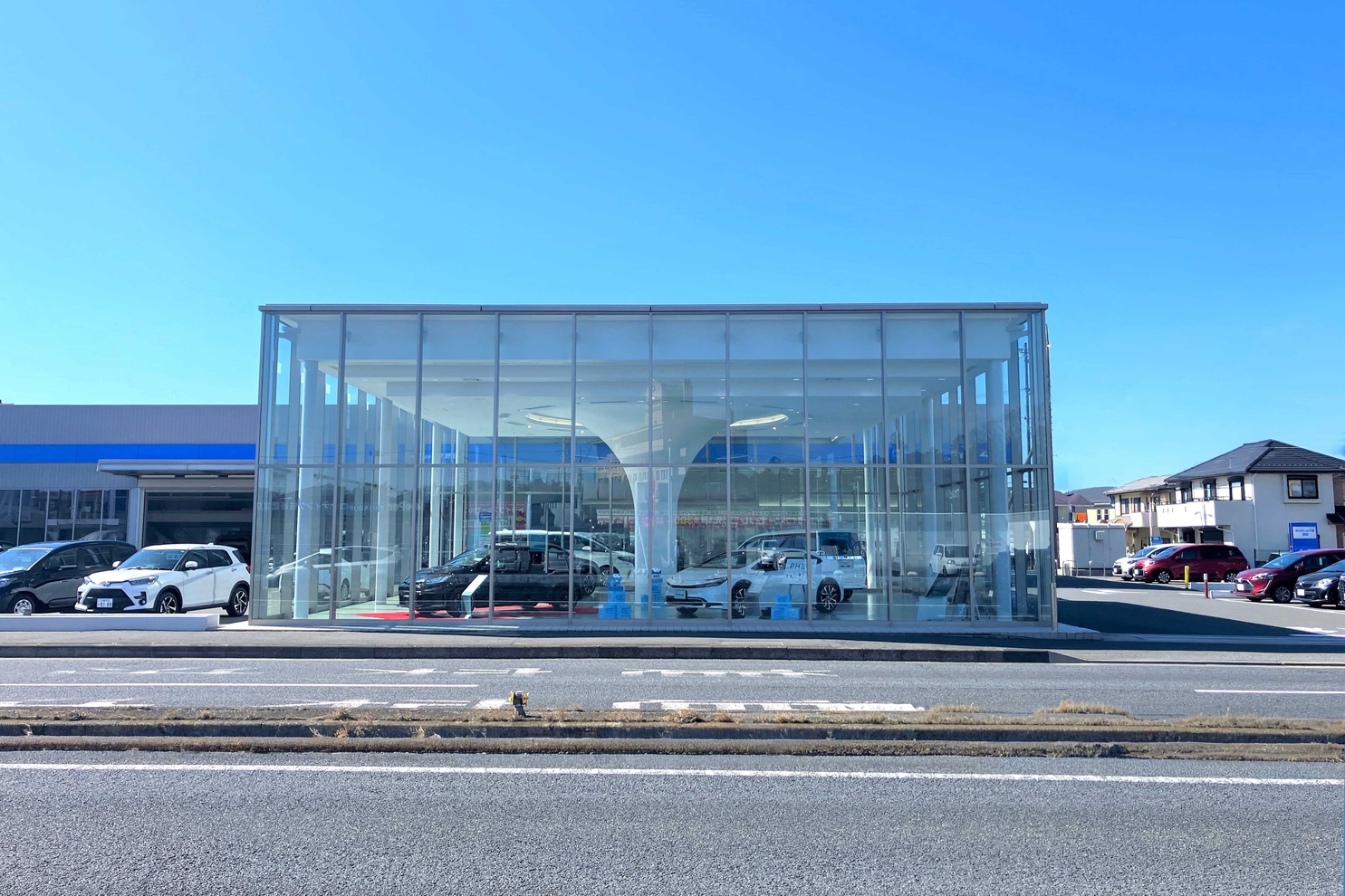 ネッツ,ネッツ千葉,トヨタ,千葉,野田,ショールーム,店舗,キューブ,外観,toyota,ディーラー,店舗,車,