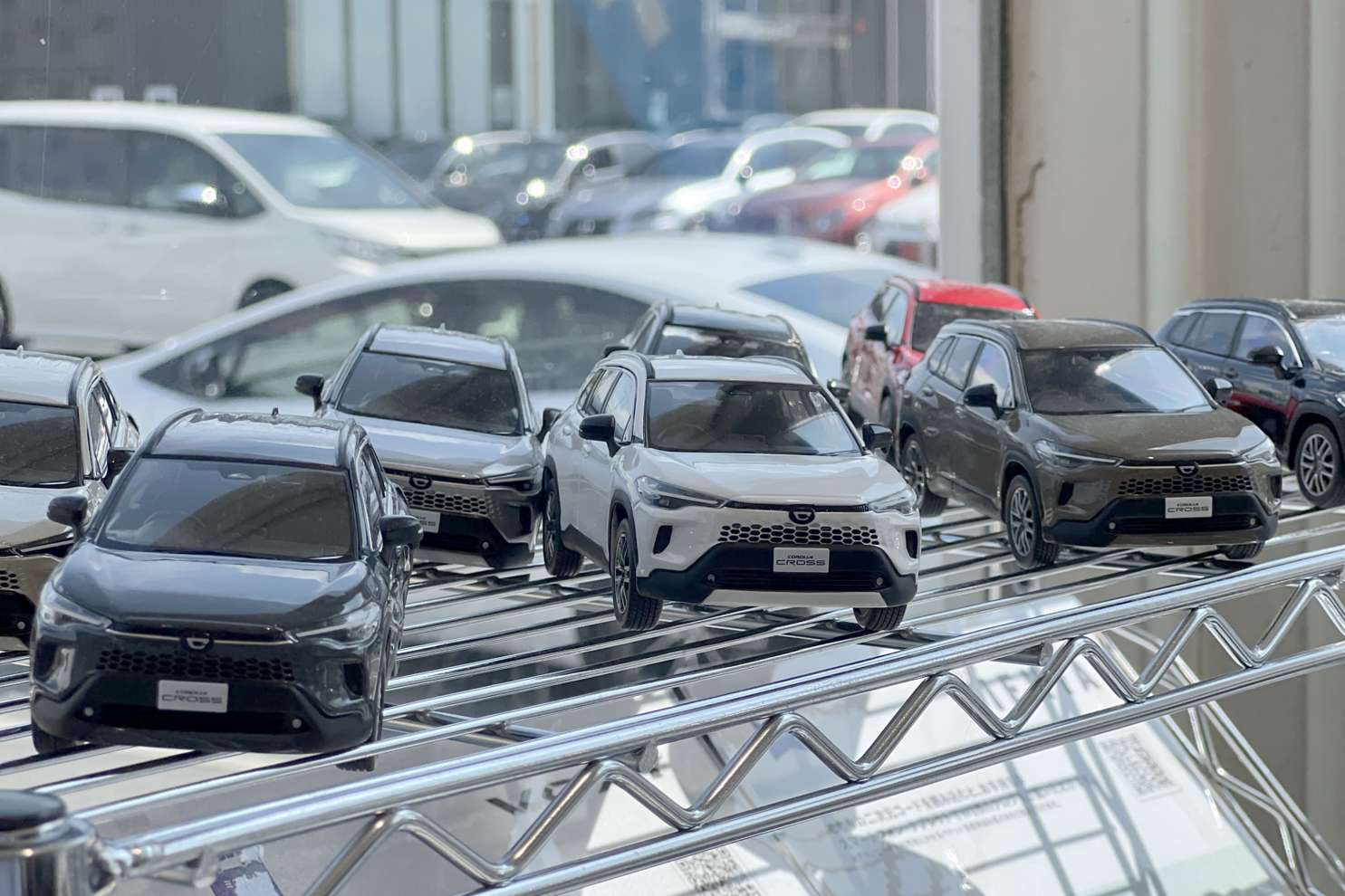 四條畷店店内ミニカー